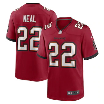 mens nike keanu neal red tampa bay buccaneers game player j